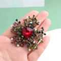 Big Red (Antique Gold/Red Triangle Gem)