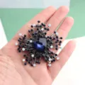 Ink Blue (Deep Blue Heart/Antique Silver)