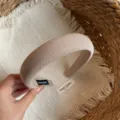 Serre-tête en tricot kaki (Largeur 3cm)