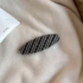 Ovale / Carreaux noir et blanc
