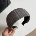 Largeur 6.5cm / Plaid Gris
