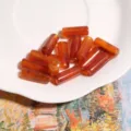 1 Pieza (8x20mm) / Ámbar Rojo (G15)