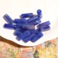 1 Pieza (8x20mm) / Azul Blanco (G12)