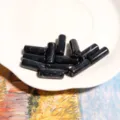 1 Pieza (8x20mm) / Negro Blanco Texturizado (G17)