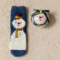 Embalaje de Bola de Acrílico / Muñeco de Nieve Azul