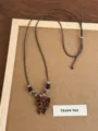 Collana Fiocco Leopardato