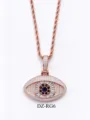 Catena a Corda (DZ-RG6) / 3mm x 24 Pollici / Oro rosa