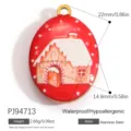 Oval Gingerbread House Style (PJ94713)