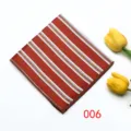Reddish Brown Background White Light Brown Striped Pattern (006)