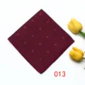 Wine Red Background Orange Brown Small Grid Pattern (013)