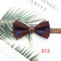 Deep Red Black Paisley Blue Stripes (013)