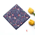 Bleu Marine Rouge Blanc Floral (t)