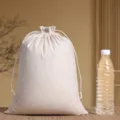 Overlocked Cotton High Opening Style / 30x40cm / Natural