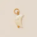 Iridescent Crescent Moon Pendant