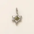 Hammered Vintage Hexagram Pendant