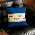 35x35cm (Solo Fodera) / Pesce blu mare