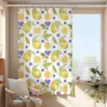 Single Curtain (180x180cm) with Hooks and Straps / Fresh Lemon 03CL