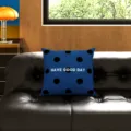 Pillowcase Only / 35x35cm / Navy Spots