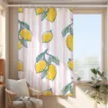 Single Curtain (180x180cm) with Hooks and Straps / Fresh Lemon 04CL