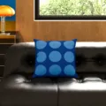 Pillowcase Only / 35x35cm / Navy Circles