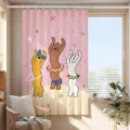 [Single Curtain] Width 70cm x Height 100cm Hook + Strap / Dancing Figures (Relaxing Healing 05CL)