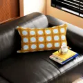 Dubbelzijdig Patroon 30x50cm (Kussensloop Zonder Kern) / Rood Blauw Cirkel
