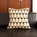 35x35cm Kussensloop Alleen (Zonder Kern) / Houten Verticaal