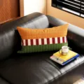 Dubbelzijdig Patroon 30x50cm (Alleen Hoes) / Groene Ruit