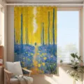 Single Curtain / 70x100cm (Includes Rings + Tieback) / Dopamine Oil Painting 10CL