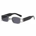 Montatura Argento Lente Grigia