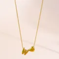 Buchstabe W Stil (RT343XL-W) / 18K-Gold
