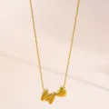 Buchstabe M Stil (RT343XL-M) / 18K-Gold