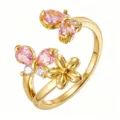 Butterfly Flower Pink Style (TJ360)