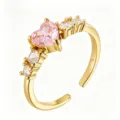 Pink Heart White Style (TJ369)