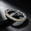 Two-Tone Pave Inlaid Style (B028)