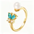 Pearl Butterfly Style (TJ334) / Gold