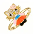 Cartoon Cat Style (TJ345) / Gold