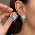Hollow Heart Style (EH1305) / Blue