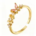 Butterfly Flower Style (TJ362) / Gold