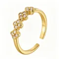 Four-Petal Flower Plated Style (TJ338)