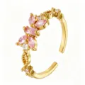 Floral Pink White Style (TJ379)