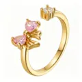 Heart Bow Style (TJ399) / Gold