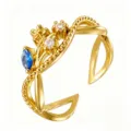 Blue Marquise Vintage Style (TJ351)