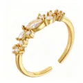 Marquise Round Mixed Inlaid Style (TJ425)