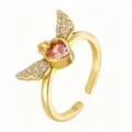 Wing Heart Pink Style (TJ432)