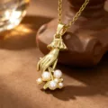 Hand Palm With Pearl Style (T4050)