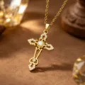 Hollow Cross Rhinestone Style (T4057)