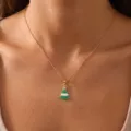 Green White Christmas Tree Style (XL294) / 18K Gold