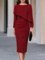 S / Vestidos / Burdeos