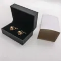 Twist Knot Cufflinks / With Gift Box / Gold